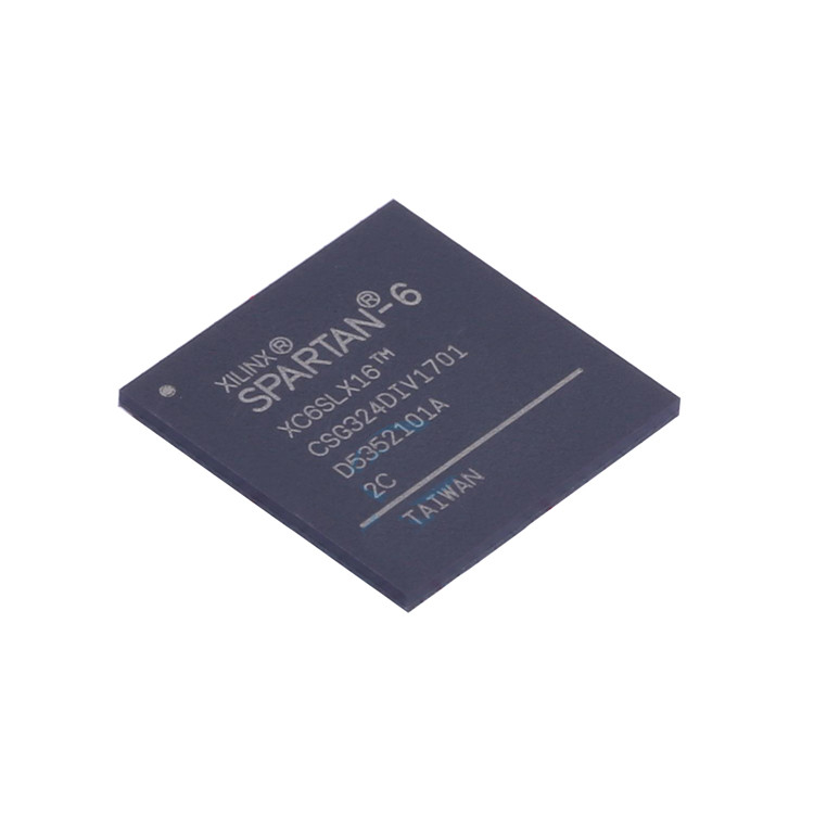 XC6SLX16-2CSG324C BGA Components ใหม่เดิมทดสอบวงจรรวมชิป IC XC6SLX16-2CSG324C