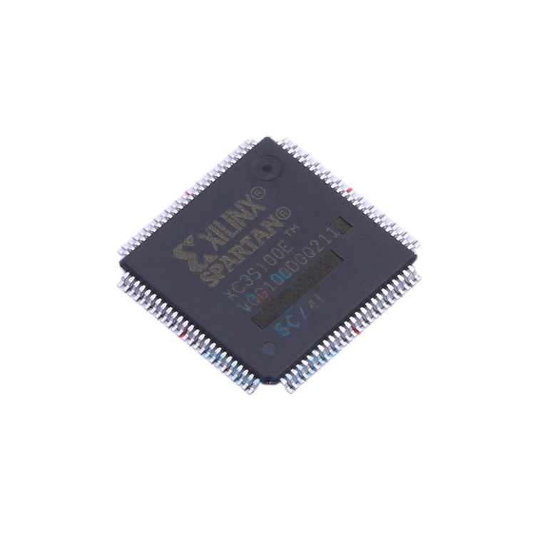 (มีสินค้า) XC3S100E-4VQG100I 100-VQFP (14x14) วงจรรวม IC FPGA 66 I/O 100VQFP