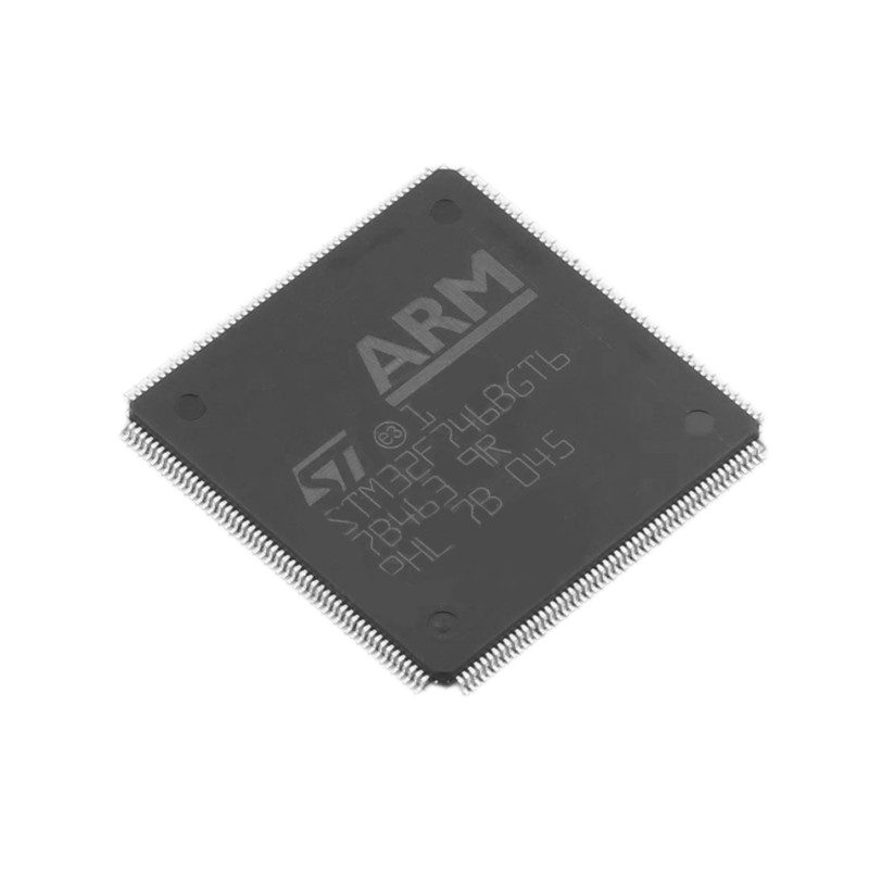 STM32F746BGT6 ใหม่และต้นฉบับ 32 บิต 216 เมกะเฮิร์ตซ์ 1 เมกะไบต์ FLASH 208-LQFP ไมโครคอนโทรลเลอร์ IC
