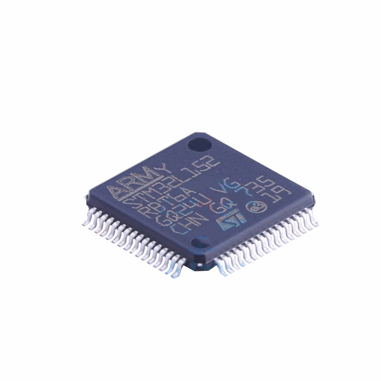 STM32L152RBT6 QFP64 ส่วนประกอบอิเล็กทรอนิกส์ Distribution ใหม่เดิมทดสอบวงจรรวมชิป IC STM32L152RBT6