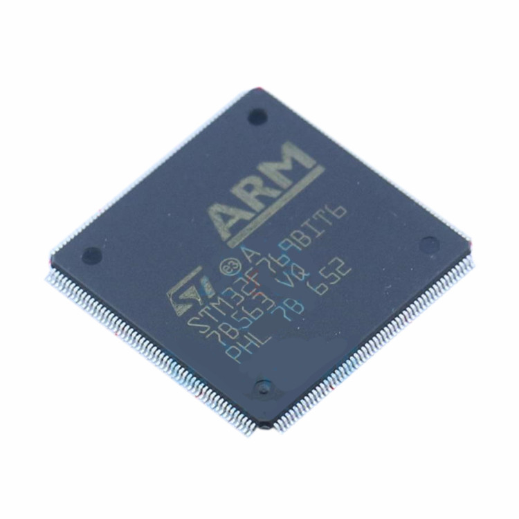 STM32F769BIT6 ใหม่และเป็นต้นฉบับ LQFP-208 ส่วนประกอบอิเล็กทรอนิกส์ในสต็อกชิป IC วงจรรวม STM32F769BIT6