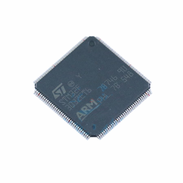 STM32F303ZET6 LQFP144 การกระจายชิ้นส่วนอิเล็กทรอนิกส์ใหม่เดิมทดสอบวงจรรวมชิป IC STM32F303ZET6
