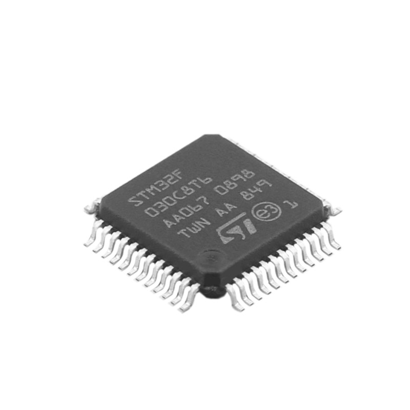 STM32F030C8T6 IC STM32F030C8T6 LQFP48 ใหม่ชิปเดิม MCU MICROCONTROLLER RISC Microcontrol ส่วนประกอบอิเล็กทรอนิกส์
