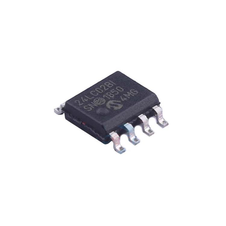24LC02BT-I/SN ใหม่และเป็นต้นฉบับ   24LC02BT-I/SN SOIC-8 วงจรรวม