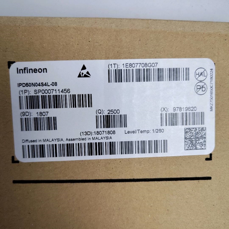 IPD50N04S4L-08 TO-252 ชิปวงจรรวม IC ยี่ห้อใหม่ยังไม่ได้ใช้