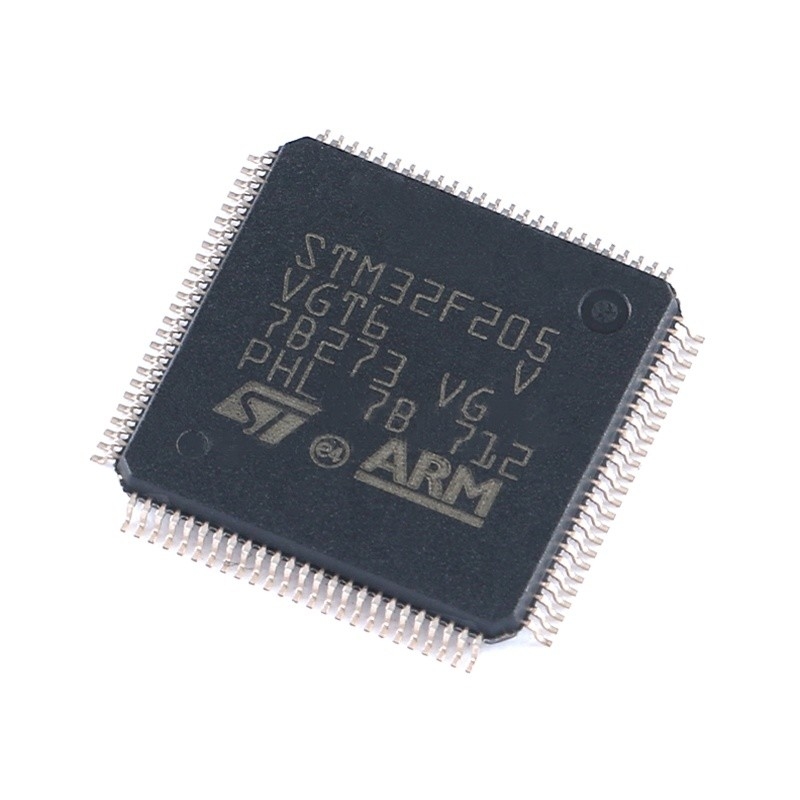 In Stock ไมโครคอนโทรลเลอร์ IC MCU 32BIT 1MB FLASH 100LQFP วงจรรวม โปรแกรมชิป ic STM32F205VGT6