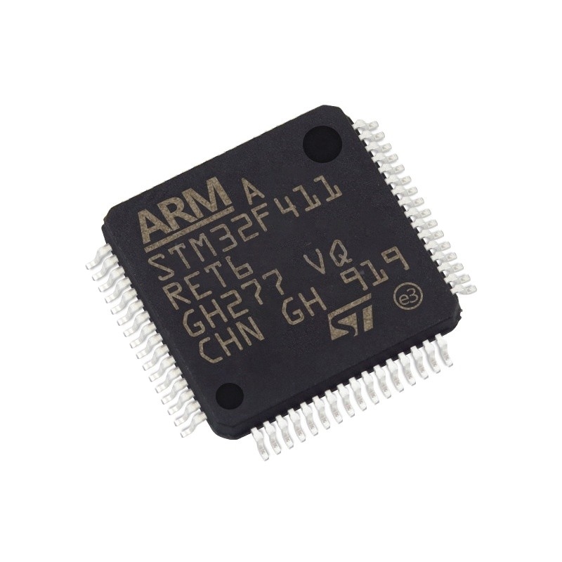 ในสต็อก ไมโครคอนโทรลเลอร์ IC MCU 32BIT 512KB FLASH 64LQFP วงจรรวม ic ชิป STM32F411RET6