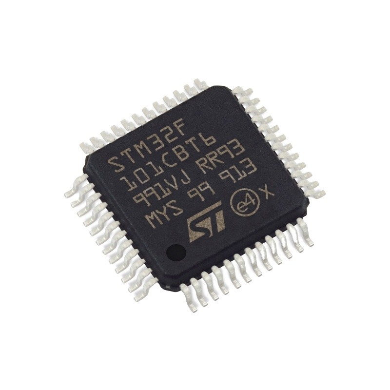 ในสต็อก ไมโครคอนโทรลเลอร์ IC MCU 32BIT 128KB FLASH 48LQFP วงจรรวม ic ชิป STM32F101CBT6