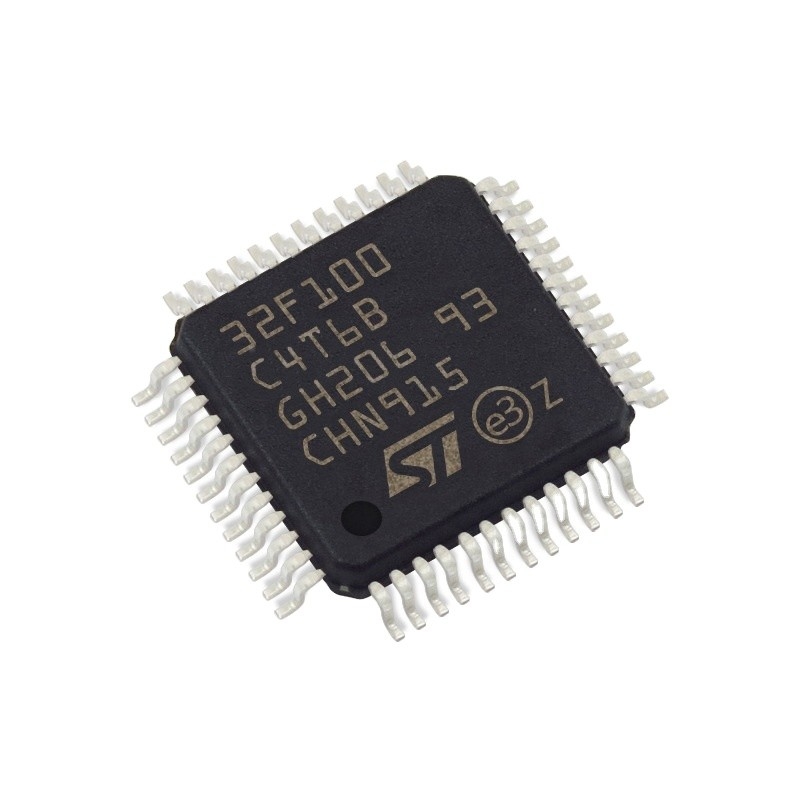 ในสต็อก ไมโครคอนโทรลเลอร์ IC MCU 32BIT 16KB FLASH 48LQFP วงจรรวม ic ชิป STM32F100C4T6B