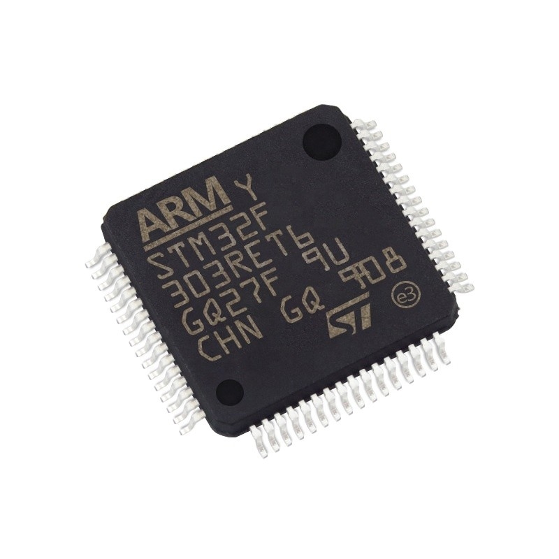 ในสต็อก ไมโครคอนโทรลเลอร์ IC MCU 32BIT 512KB FLASH 64LQFP วงจรรวม ic ชิป STM32F303RET6