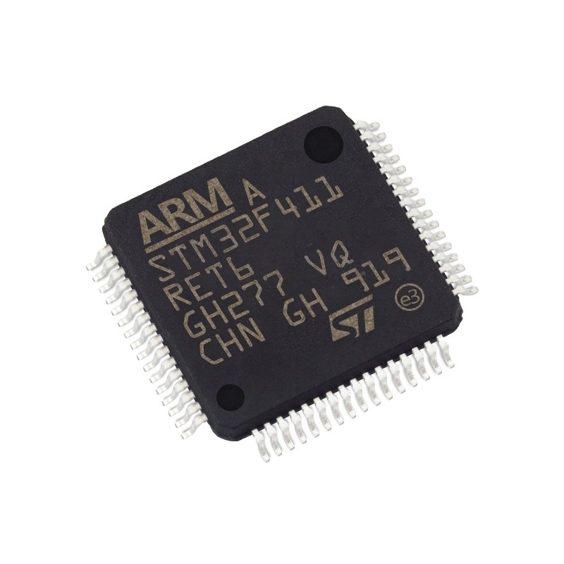 ในสต็อก ไมโครคอนโทรลเลอร์ IC MCU 32BIT 512KB FLASH 64LQFP วงจรรวม ic ชิป STM32F411RET6