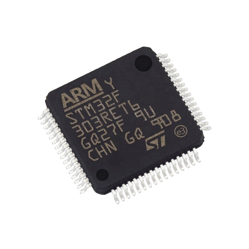 ในสต็อก ไมโครคอนโทรลเลอร์ IC MCU 32BIT 512KB FLASH 64LQFP วงจรรวม ic ชิป STM32F303RET6