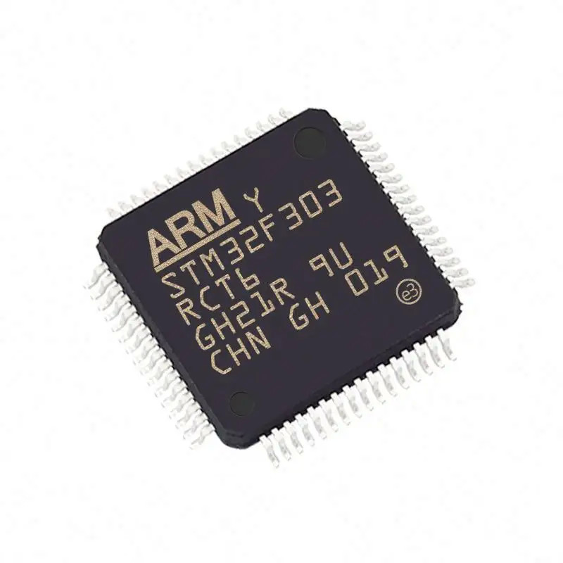 ในสต็อก ไมโครคอนโทรลเลอร์ IC MCU 32BIT 256KB FLASH 64LQFP วงจรรวม ic ชิป STM32F303RCT6