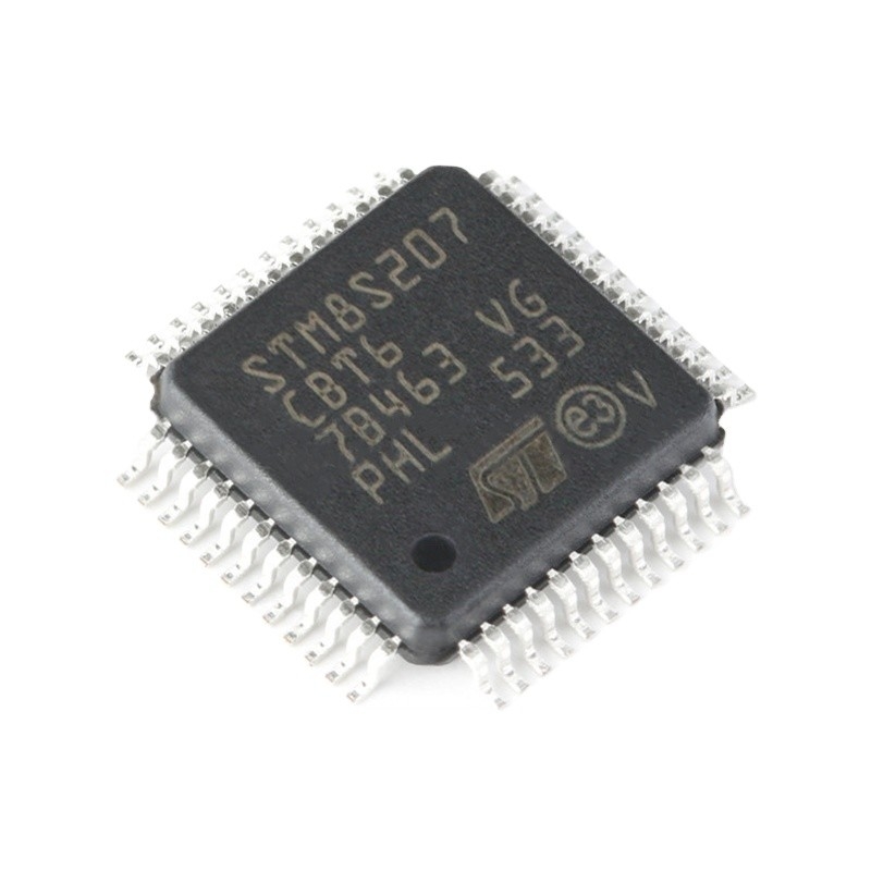 In Stock ไมโครคอนโทรลเลอร์ IC MCU 8BIT 128KB FLASH 48LQFP ชิ้นส่วนอิเล็กทรอนิกส์ วงจรรวม STM8S207CBT6