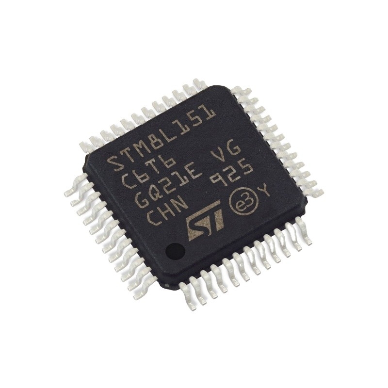 ในสต็อก ไมโครคอนโทรลเลอร์ IC MCU 8BIT 32KB FLASH 48LQFP วงจรรวม ic ชิป STM8L151C6T6