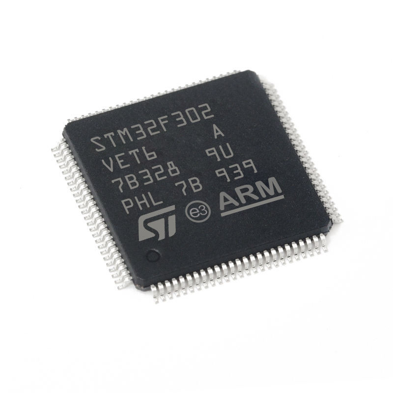 Chuangyunxinyuan STM32F302VET6 คุณภาพในร้านส่วนประกอบอิเล็กทรอนิกส์วงจรรวมไมโครคอนโทรลเลอร์ MCU LQFP100 STM32F302VET6