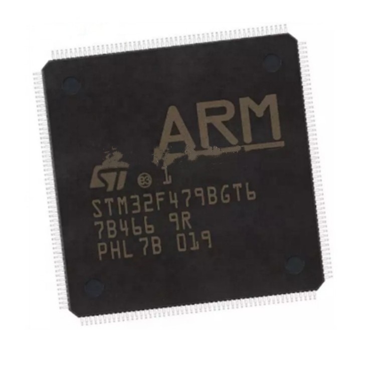 Chuangyunxinyuan ส่วนประกอบเดิมอิเล็กทรอนิกส์ ARM Cor-tex-M7 STM32F7 ไมโครคอนโทรลเลอร์ IC MCU 32BIT 1MB แฟลช 208LQFP STM32F479BGT6