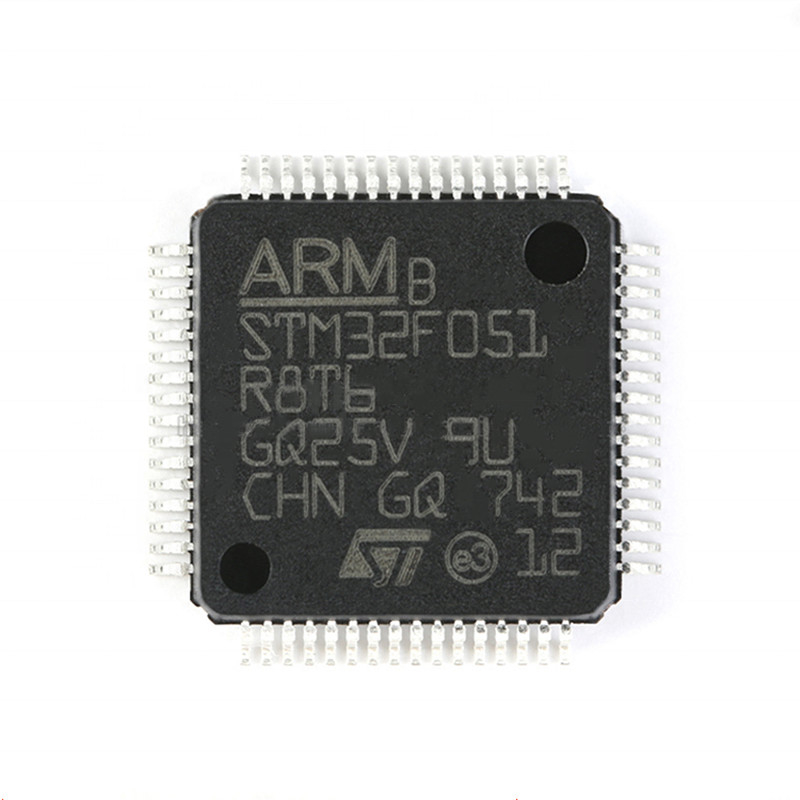 ไมโครคอนโทรลเลอร์วงจรรวม IC MCU 32BIT 64KB แฟลช 64LQFP STM32F STM32F051 STM32F051R8T6 ยี่ห้อเดิม