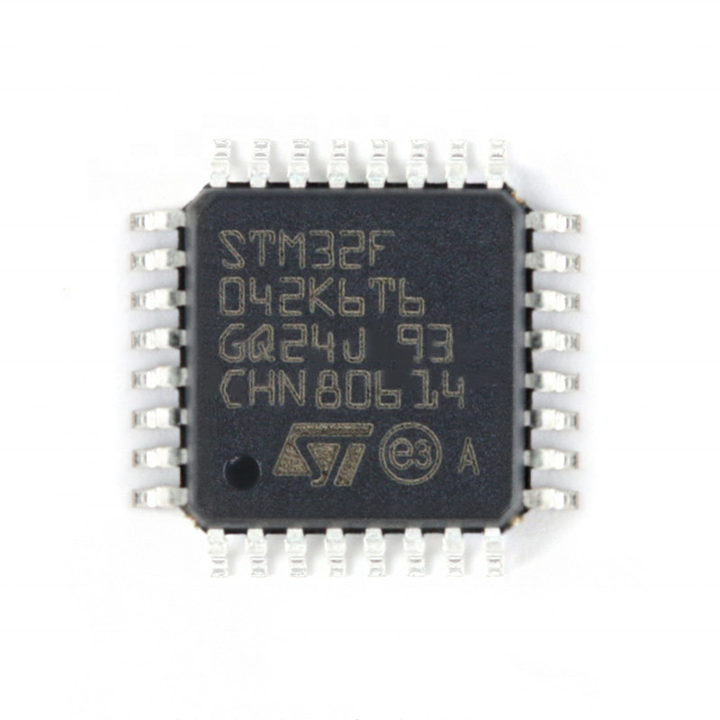 ไมโครคอนโทรลเลอร์วงจรรวม IC MCU 32BIT 32KB แฟลช 32LQFP STM32F STM32F042 STM32F042K6T6 ยี่ห้อเดิม