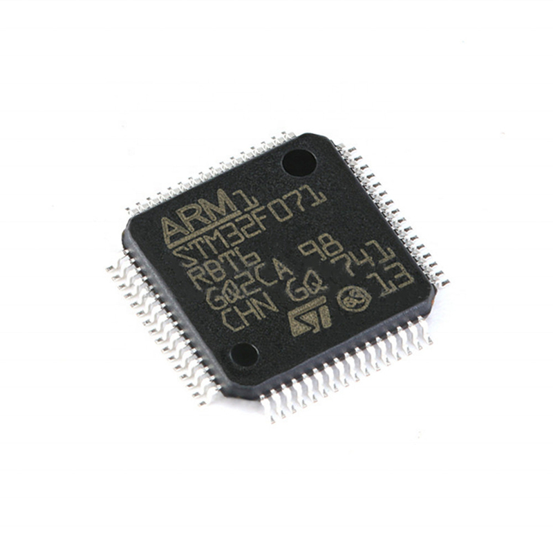 ชิ้นส่วนอิเล็กทรอนิกส์ วงจรรวม ชิป IC IC MCU 32BIT 128KB แฟลช 64LQFP STM32F071 STM32F071RB STM32F071RBT6