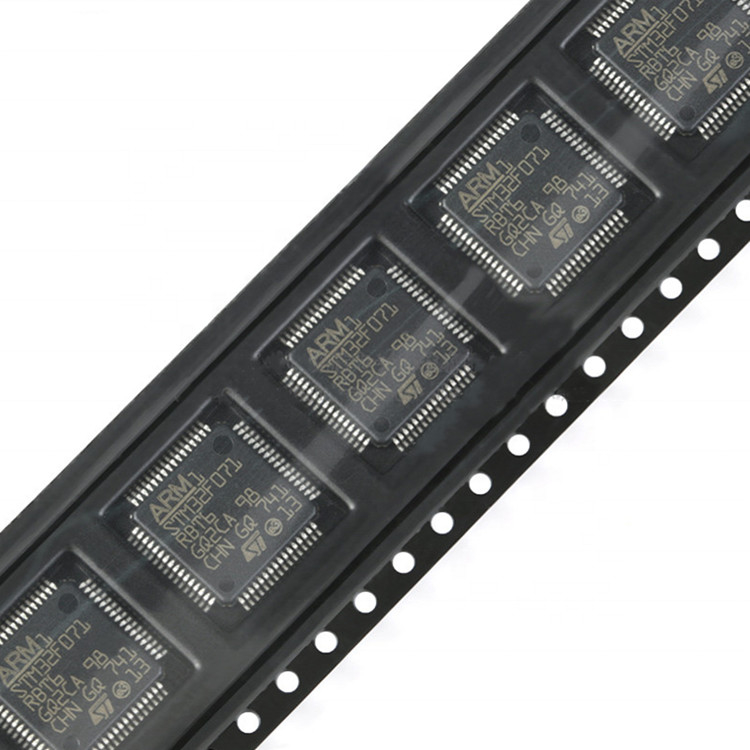 ชิ้นส่วนอิเล็กทรอนิกส์ วงจรรวม ชิป IC IC MCU 32BIT 128KB แฟลช 64LQFP STM32F071 STM32F071RB STM32F071RBT6