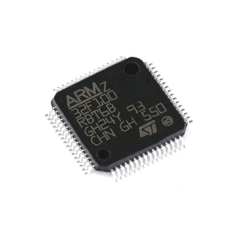 Chuangyunxinyuan ใหม่และต้นฉบับ IC MCU 32BIT 128KB แฟลชส่วนประกอบอิเล็กทรอนิกส์ 64LQFP STM32F100RBT6B