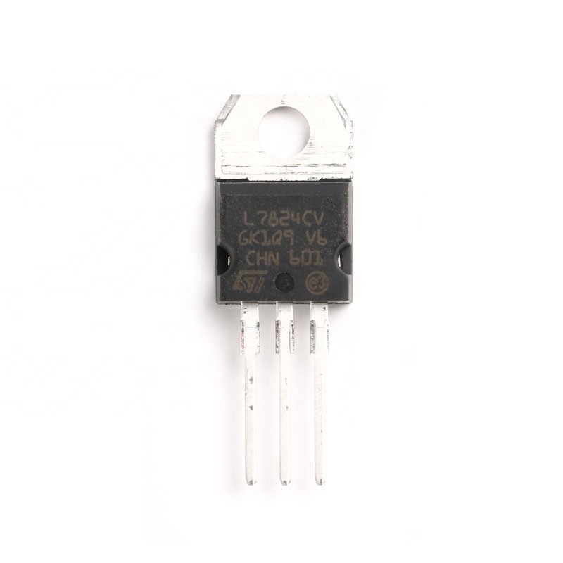 Chuangyunxinyuan ของแท้ LM7824 24V 1.5A TO-220 ไฟฟ้าอุปกรณ์ควบคุมแรงดันไฟฟ้าชิป L7824CV