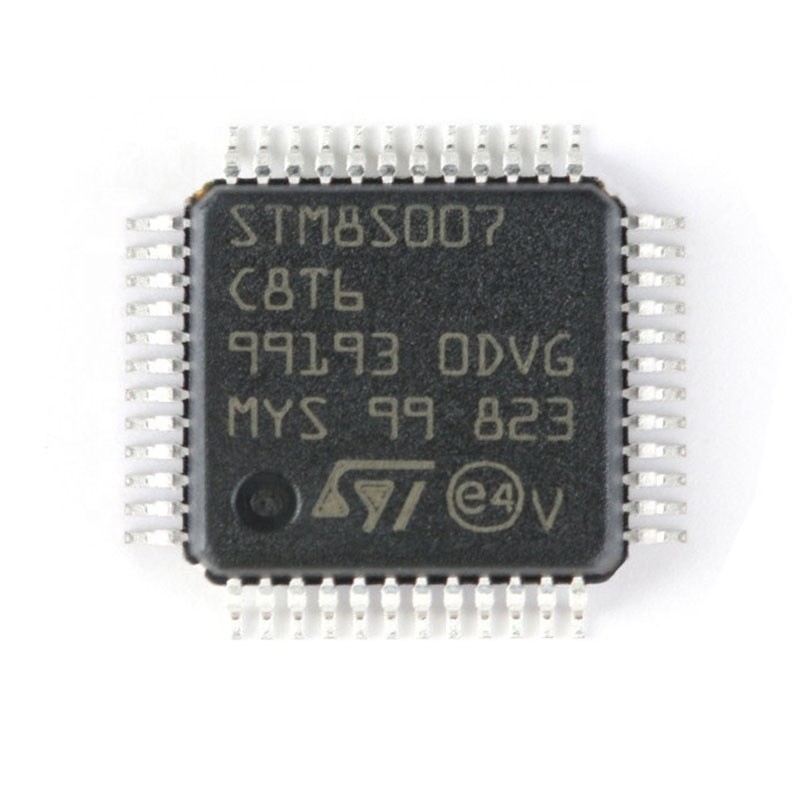 Chuangyunxinyuan ใหม่และต้นฉบับ IC MCU 8BIT 64KB แฟลชใหม่ 48LQFP ไมโครคอนโทรลเลอร์ STM8S007C8T6