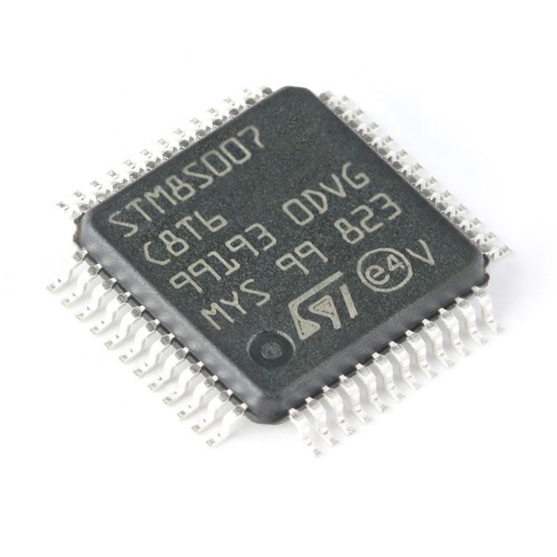 Chuangyunxinyuan ใหม่และต้นฉบับ IC MCU 8BIT 64KB แฟลชใหม่ 48LQFP ไมโครคอนโทรลเลอร์ STM8S007C8T6
