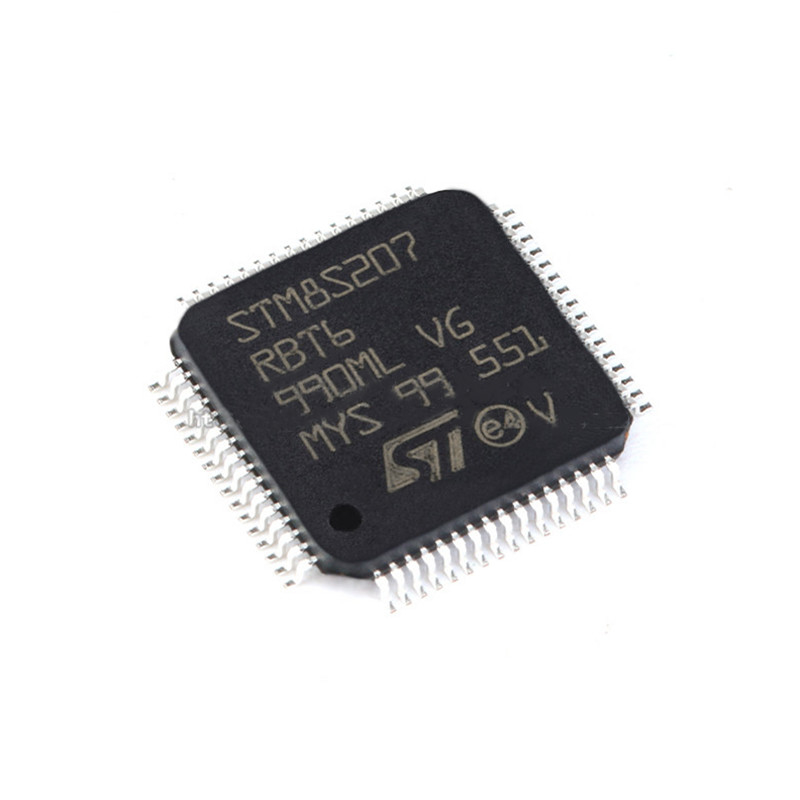 ส่วนประกอบอิเลคตรอนซัพพลาย 8-bit Mrocontrollers Voltage Regulator Log S Driver STM8S207RBT6 Ic