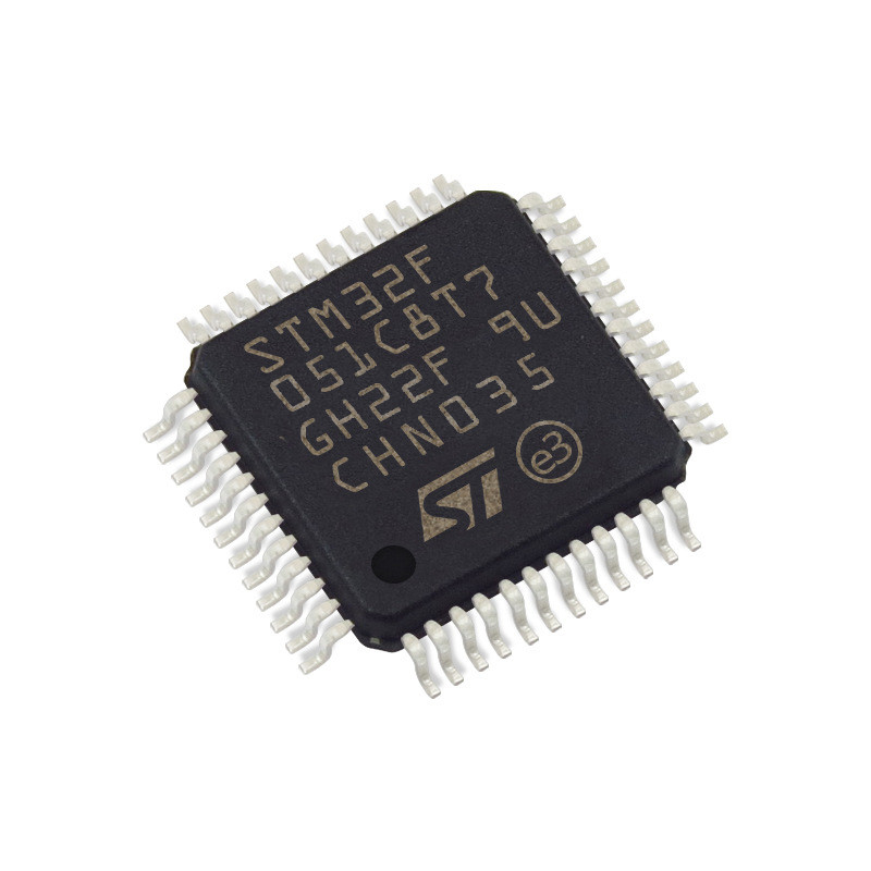 Chuangyunxinyuan STM32F051C8T7 LQFP48 ส่วนประกอบอิเล็กทรอนิกส์ IC MCU ไมโครคอนโทรลเลอร์วงจรรวม STM32F051C8T7 IC ในสต็อก