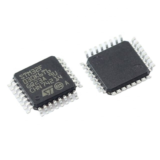 ชิ้นส่วนอิเล็กทรอนิกส์ Stm32f030 Mcu 32 บิต Stm32 Arm M0 Risc 32kb Flash Lqfp32 Stm32f030k6t6