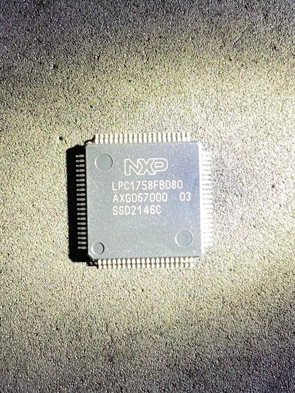 LPC1758FBD80 QFP80 ชิปวงจรรวมไมโครคอนโทรลเลอร์ IC ยี่ห้อใหม่ยังไม่ได้ใช้