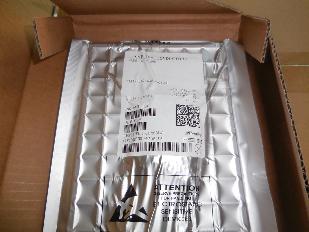 LPC1759FBD80 QFP80 ชิปวงจรรวมไมโครคอนโทรลเลอร์ IC ยี่ห้อใหม่เดิมยังไม่ได้ใช้