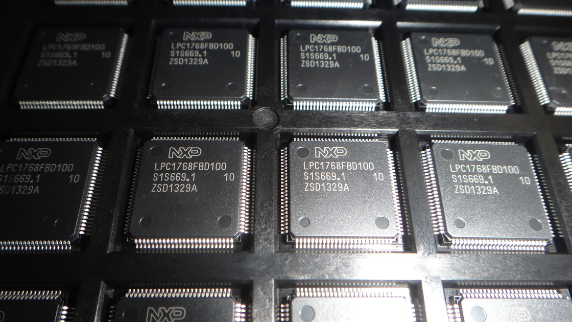 LPC1768FBD100 QFP100 ชิปวงจรรวมไมโครคอนโทรลเลอร์ IC ยี่ห้อใหม่ยังไม่ได้ใช้